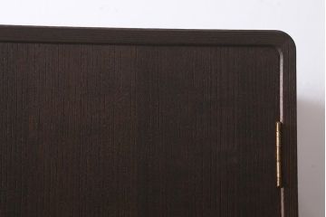 中古　伝統工芸品　唐草金具　繊細な意匠金具が目を引く加茂総桐箪笥のワードローブ(総桐たんす、洋服タンス、衣装タンス)(定価約120万円)(R-042250)
