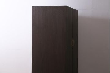 中古　伝統工芸品　唐草金具　繊細な意匠金具が目を引く加茂総桐箪笥のワードローブ(総桐たんす、洋服タンス、衣装タンス)(定価約120万円)(R-042250)