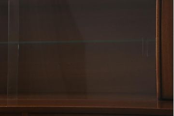 ヴィンテージ家具　イギリス　チーク材　Nathan(ネイサン)　扉が作業台になるキャビネット(収納棚、カップボード、ビンテージ)(R-042252)