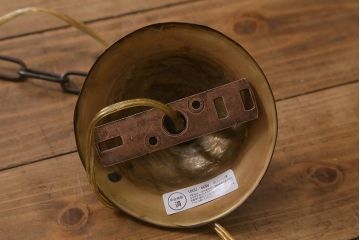 ヴィンテージ照明　ステンドグラス　万華鏡のようなデザインが美しいシャンデリア(天井照明、吊り下げ照明、ビンテージ)(R-042257)