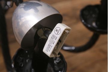 中古　14灯　大人の空間を演出する洗練された黒いシャンデリア(天井照明、吊り下げ照明)(R-042258)