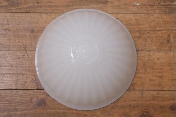 ヴィンテージ照明　イギリスビンテージ　真鍮製のおしゃれなハンギングボウル(天井照明、吊り下げ照明)(R-042259)