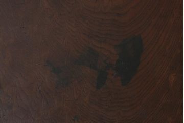 アンティーク雑貨　大正昭和初期　ケヤキ一枚板　古い木の味わいが楽しめる囲碁盤(ディスプレイ雑貨)(R-042262)