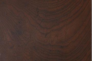 アンティーク雑貨　大正昭和初期　ケヤキ一枚板　古い木の味わいが楽しめる囲碁盤(ディスプレイ雑貨)(R-042262)