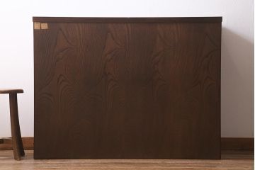 中古　伝統民芸家具　岩谷堂箪笥　漆塗装　No.26 40B 　ダイナミックな欅の杢目を堪能できるチェスト(衣装箪笥、整理箪笥、引き出し)(定価約44万)(R-042265)
