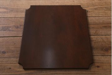 中古　松本民芸家具　艶のある木肌が上品なラダーバックチェア(ダイニングチェア、板座、椅子)(R-042270)