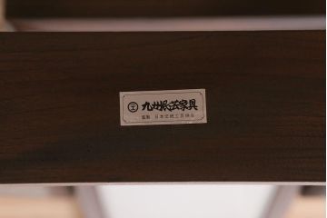 中古　九州民芸家具　和と洋どちらの空間にも馴染む姿見(鏡、ミラー)(R-042274)