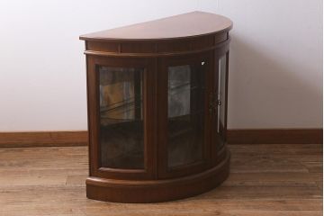 中古　DREXEL HERITAGE(ドレクセルヘリテイジ)　Cameo Classics(キャメオクラシックス)　照明付き　ホールチェスト(ショーケース、飾り棚、収納棚)(定価約73万円)(R-042275)