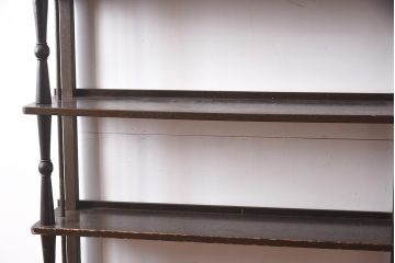ビンテージ家具　日本製　シックなデザインが魅力のブックシェルフ(本棚、オープンラック)(R-042280)