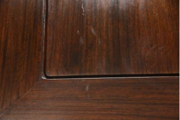 アンティーク家具　紫檀材　時代物　上品な浮き彫り入りの座卓(ローテーブル)(R-042287)