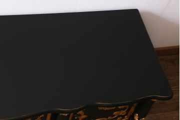 中古　輸入家具　イギリス　高級品　豪華な意匠が目を引くテレビボード(テレビ台、サイドボード、ローボード)(R-042291)