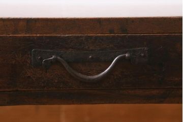 アンティーク家具　和製アンティーク　明治大正期　どこか懐かしさが漂う文机(座机、ローテーブル、引き出し、センターテーブル)(R-042299)