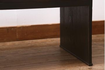 アンティーク家具　和製アンティーク　大正昭和初期　古民家スタイルにおすすめな文机(座机、ローテーブル、引き出し、センターテーブル)(R-042300)