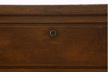 レトロ家具　ナラ材　昭和レトロな雰囲気満載の両袖デスク(机、在宅ワーク、在宅用両袖机、在宅ワーク、在宅用ワークデスク、勉強机)(R-042301)