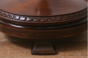 アンティーク照明　イギリスアンティーク　マホガニー材　上品な佇まいが魅力的なフロアスタンド(照明)(R-042303)