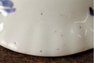江戸期　古伊万里　色絵染付小皿2枚セット(小鉢、和食器)(R-042315)