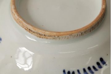 江戸期　古伊万里　色絵染付小皿3枚セット(小鉢、和食器)(R-042317)