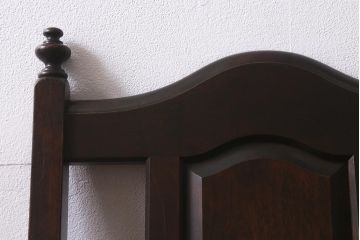 ヴィンテージ家具　北海道民芸家具　HM640　気品漂う佇まいが魅力的なハイバックチェア(椅子、ダイニングチェア、ワークチェア、ビンテージ)(R-042325)