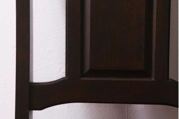 ヴィンテージ家具　北海道民芸家具　HM640　気品漂う佇まいが魅力的なハイバックチェア(椅子、ダイニングチェア、ワークチェア、ビンテージ)(R-042325)