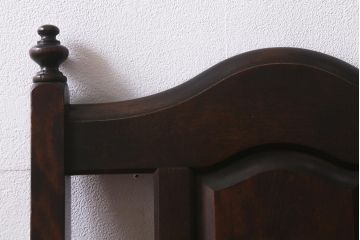 ヴィンテージ家具　北海道民芸家具　HM640　気品漂う佇まいが魅力的なハイバックチェア(椅子、ダイニングチェア、ワークチェア、ビンテージ)(R-042326)
