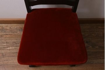 ヴィンテージ家具　北海道民芸家具　HM640　気品漂う佇まいが魅力的なハイバックチェア(椅子、ダイニングチェア、ワークチェア、ビンテージ)(R-042326)