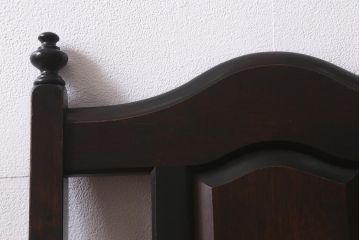 ヴィンテージ家具　北海道民芸家具　HM640　気品漂う佇まいが魅力的なハイバックチェア(椅子、ダイニングチェア、ワークチェア、ビンテージ)(R-042327)