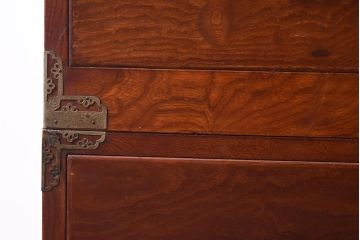ヴィンテージ家具　和製アンティーク　前面ケヤキ材　流れるような杢目が美しい重ね箪笥(衣装箪笥、引き出し、ビンテージ)(R-042335)