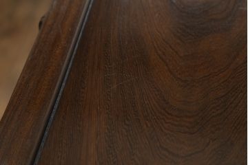 ビンテージ家具　花梨(カリン)材　竹のような意匠が印象的な飾り棚(飾棚、茶棚)(R-042340)