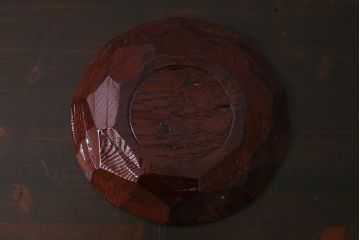 村瀬治兵衛　干菓子器(木製漆器)(R-042357)