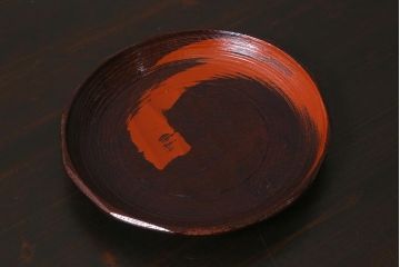 村瀬治兵衛　干菓子器(木製漆器)(R-042357)