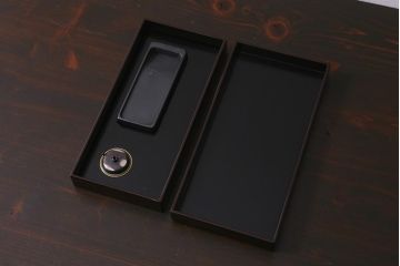 平安象彦　共箱　垣菊蒔絵　硯箱(木製漆器)(R-042359)