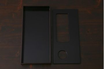 平安象彦　共箱　垣菊蒔絵　硯箱(木製漆器)(R-042359)
