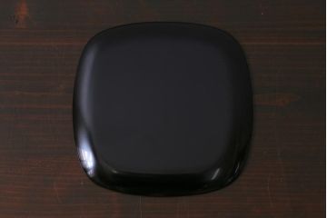未使用　輪島塗　霞蒔絵銘々皿5客(木製漆器)(R-042362)