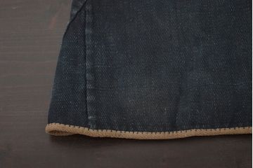 アンティーク雑貨　明治〜大正　古い火消し頭巾(刺子、木綿、藍染、古布)(R-042401)