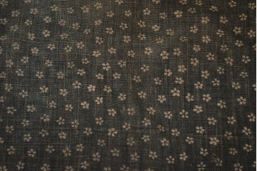 アンティーク雑貨　明治〜大正　古い火消し頭巾(刺子、木綿、藍染、古布)(R-042401)