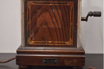 アンティーク雑貨　大正十年　日本電気株式会社　デルビル磁石式電話機(R-042409)