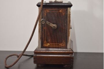 アンティーク雑貨　大正十年　日本電気株式会社　デルビル磁石式電話機(R-042409)