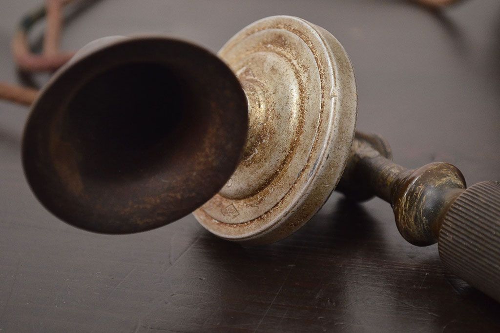 アンティーク雑貨　大正十年　日本電気株式会社　デルビル磁石式電話機(R-042409)