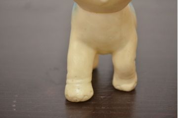 アンティーク雑貨　昭和レトロ　ビンテージラバードール3点(象、鹿、くま、ビニール人形)(R-042448)