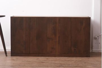 アンティーク家具　昭和初期　レトロな雰囲気が味のあるローボード(テレビ台、キャビネット、収納棚)(R-042454)