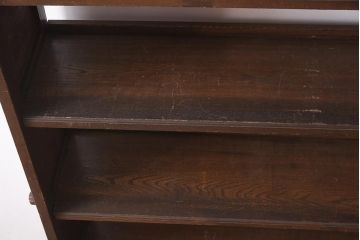 レトロ家具　シンプルな作りの本棚(オープンラック、シェルフ、飾り棚)(R-042458)