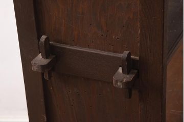 レトロ家具　シンプルな作りの本棚(オープンラック、シェルフ、飾り棚)(R-042458)