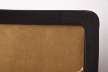 アンティーク家具　在銘　秋草　鷹　豪華な印象を与える衝立(つい立て)(R-042478)