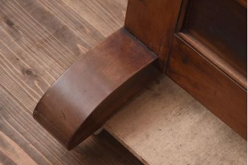 ビンテージ家具　障子入り　鶴松の透かしが和の雰囲気漂う衝立(つい立て、パーテーション)(R-042479)