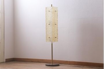 ヴィンテージ照明　大理石　モダンなデザインが魅力のフロアスタンド(フロアライト、ビンテージ)(R-042482)