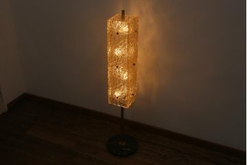 ヴィンテージ照明　大理石　モダンなデザインが魅力のフロアスタンド(フロアライト、ビンテージ)(R-042482)