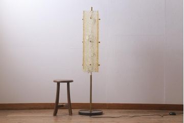 ヴィンテージ照明　大理石　モダンなデザインが魅力のフロアスタンド(フロアライト、ビンテージ)(R-042482)