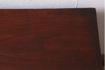 アンティーク家具　古民具・骨董　江戸明治期　片開き戸付き!木の質感が味わい深い小タンス(引き出し、時代箪笥、整理タンス)(R-042486)