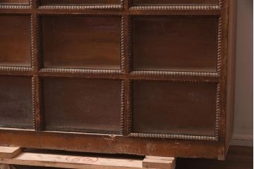 アンティーク家具　チェストタイプの珍しいガラスケース(ショーケース、陳列棚)(R-042490)