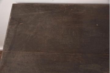 アンティーク家具　昭和レトロ　栗材製の大振りな平机(ワークデスク、在宅ワーク、在宅用)(R-042505)